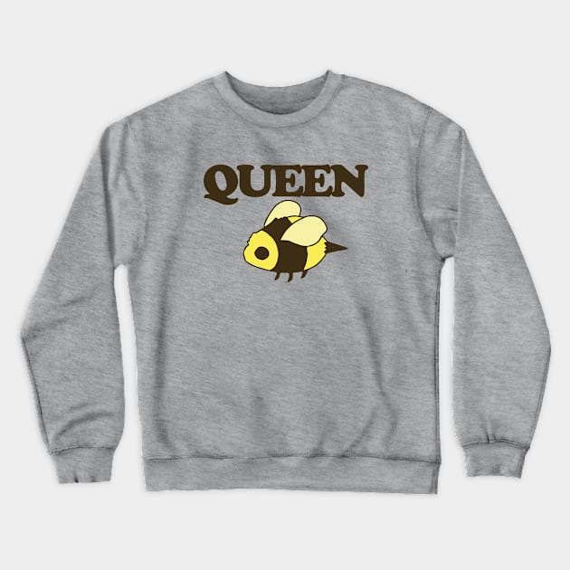 Queen Bee Crewneck Sweatshirt by bubbsnugg